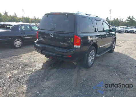 2015 Nissan Armada Platinum z USA, uszkodzony, nr VIN 5N1AA0NE5FN604057